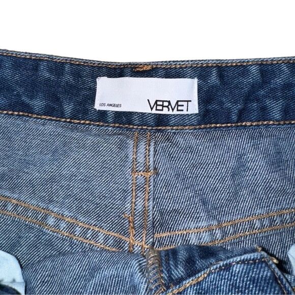Vervet Emma Rendition Distressed Mom Jean 100% Cotton Size 29 - Picture 10 of 11